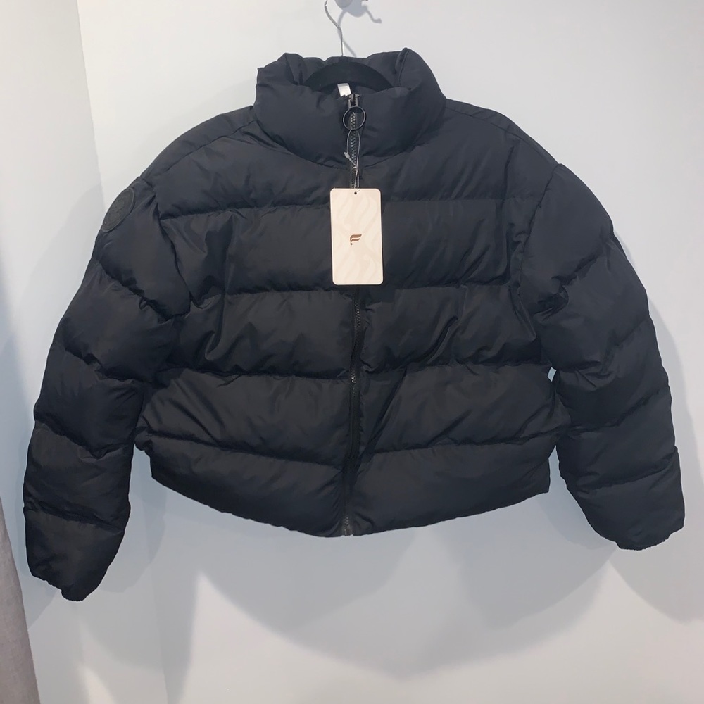 Fabletics Black Puffer Jacket